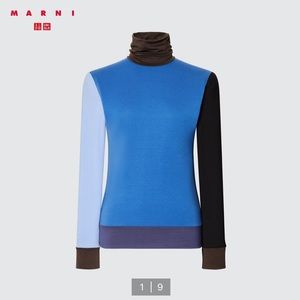 MARNI x Uniqlo HEATTECH Turtleneck Long-Sleeve T-Shirt